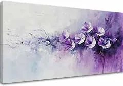 Obraz fialová poézia | 100% originál domaľovaný akrylom