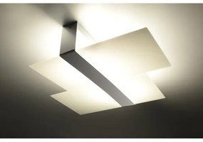 Sollux SL.0188 - Stropné svietidlo MASSIMO 2xE27/60W/230V biela/chróm