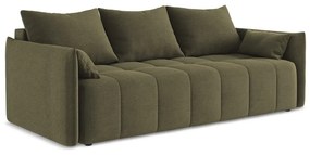 Khaki rozkladacia/s úložným priestorom pohovka 225 cm Moku – Makamii