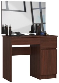 Kozmetický stolík so zrkadlom P-2/SL I wenge pravý
