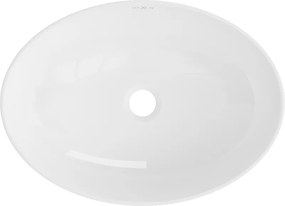 Mexen Cornelia, umývadlo na dosku 50x36 cm, biela lesklá, 21885000