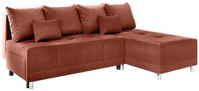 Rohová sedacia súprava Max New Vena 1 hrdzavá