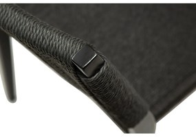 Čierna jedálenská stolička DAN-FORM Denmark Loop