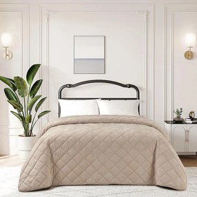 Prikrývka na posteľ Ela RQ-110 170x220 cm hnedá