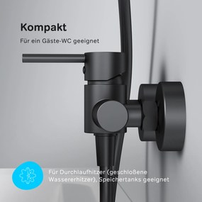 Sprchová batéria AM.PM Spike FPA20022 jednopáková, čierna