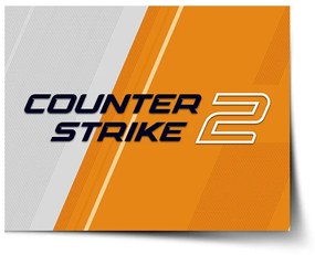 Sablio Plagát Counter Strike 2 Oranžová - 60x40 cm