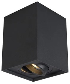 Inteligentný reflektor čierny nastaviteľný vrátane WiFi GU10 - Quadro Up