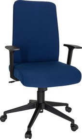 XXXLutz OTOČNÁ STOLIČKA, plochá tkanina, modrá, čierna MID.YOU - Online Only kancelárie - 001918033602