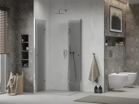 Mexen Lima DUO sprchovací kút 80x70 cm, priehľadný, chróm, 856-080-070-02-00