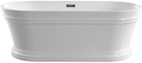 Aqualine Aqualine, ANTIK voľne stojaca vaňa 160x79cm, biela, E2679