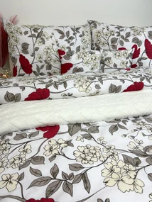 INTERMEDIC SK Posteľná obliečka Red Romantic 200x220/2x70x90 cm