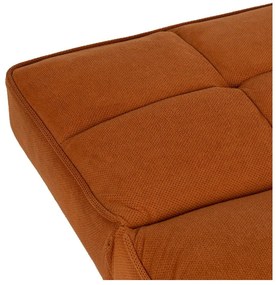 Ženilková rozkladacia pohovka v tehlovej farbe 175 cm – Ixia