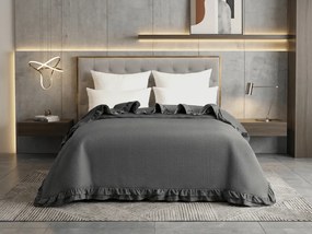 Prehoz na posteľ MONTEGO, tmavosivý Rozmer: 170 x 210 cm
