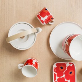 Kanvica Oiva Unikko 0,7l, červeno-biela