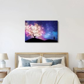 Obraz - Vesmírny strom (90x60 cm)