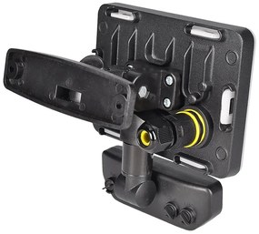 SOLIGHT LED reflektor Quick so sensorom, 10W, 850lm, 4000K, IP65, čierny