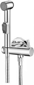 Aqualine Aqualine, Nástenný ventil s ručnou bidetovou sprškou, chróm, SK215
