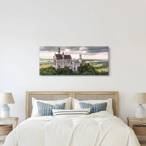 Obraz - Zámok na skalách (120x50 cm)