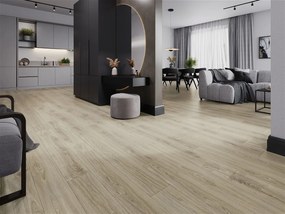 Mexen Madison, vinylová podlaha 1240x182 mm SPC 6,5 mm, IXPE 1,5 mm, 4-stranná V-drážka, dub, F1045-1240-182-505-4V1-01