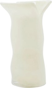 House Doctor Sklenená váza Cuff Off-white