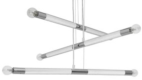 Luster na lanku BASTONE WHITE 6xE14/40W/230V
