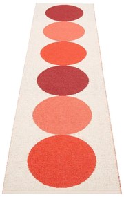 Červeno-krémový vnútorný a vonkajší behúň 70x280 cm Otto Berry – Pappelina