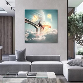 Gario Obraz na plátne Medúzy na oblohe - Zehem Chong Rozmery: 30 x 30 cm