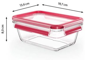 Dóza Tefal Master Seal Glass N1040810 obdĺžniková 0,85 l (rozbalené)
