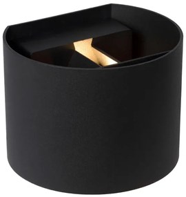 Lucide 69201/06/30 - LED Vonkajšie nástenné svietidlo AXI 2xLED/7W/230V IP54 čierna