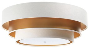BPS Koncept Stropné svietidlo TRINITI 2xE27/60W/230V biela/zlatá 050-2EP-079