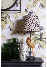 Stolná lampa s dekoráciou zlatého papagája - Ø 25 * 51 cm / E27