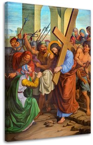 Gario Obraz na plátne Ježiš a Veronika: krížová cesta Viedeň Rozmery: 40 x 60 cm