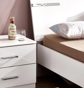 Dvojlôžková posteľ Anna 180x200 cm, biela