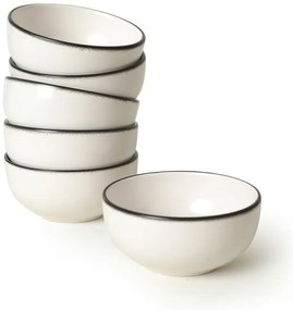 Biele keramické misky v súprave 6 ks – Hermia