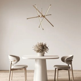 Rabalux 72339 - LED Luster na lanku HENLI2 LED/40W/230V 3000K zlatá