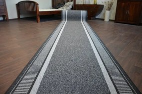 Protišmykový hrubý behúň TRENDY sivý