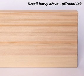 Odnímateľná zábrana z masívu na dosku 19 mm - 88 cm