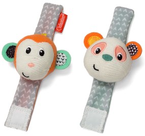 Hrkálky na ruku Opička a Panda