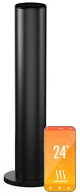 Blumfeldt SmartFlow Tower infračervený sálavý ohrievač, 700 W, 360° distribúcia tepla, WLAN-ovládanie