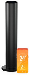 SmartFlow Tower infračervený sálavý ohrievač, 700 W, 360° distribúcia tepla, WLAN-ovládanie