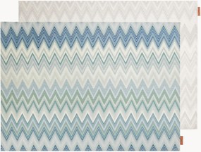 Obojstranné prestierania Zigzag, 2 ks