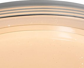 Inteligentné stropné svietidlo biele 48 cm vrátane LED a RGB stmievača - Jochem