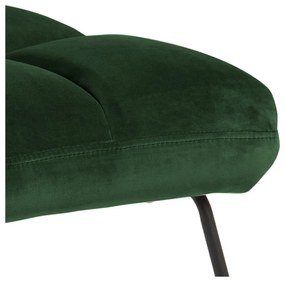 Zelené zamatové kreslo Alba – Actona