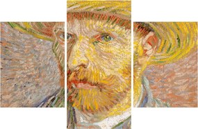 Obraz - Vincent van Gogh, Self-Portrait with a Straw Hat (The Potato Peeler), reprodukcia (90x60 cm)