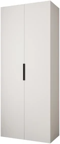 Šatníková skriňa 100 cm Carmela 40-4 (biela + čierna). Akcia -19%. Vlastná spoľahlivá doprava až k Vám domov. 1126633