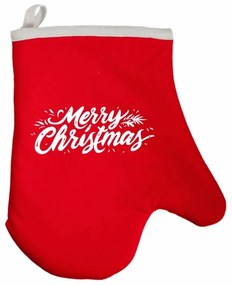 Vianočná kuchynská rukavica Merric EMI, červená