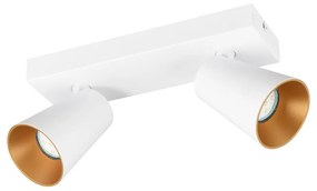 Biele bodové svietidlo ø 8 cm Sharp – Trio