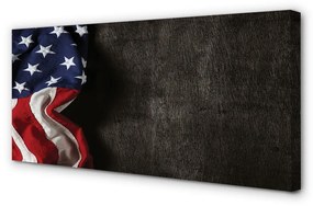 Obraz canvas Vlajky Spojených štátov 140x70 cm