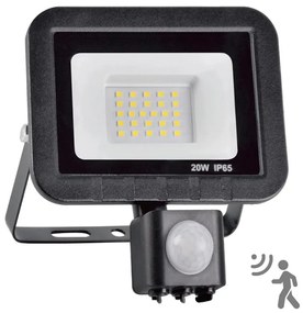 LED reflektor s pohybovým senzorom LED/20W/230V IP65
