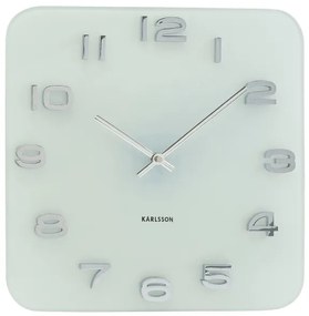 KARLSSON Nástenné hodiny Vintage sklenené 35 × 35 cm